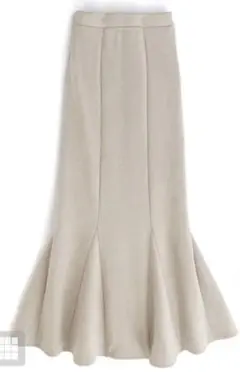 GRL グレイル スエードマーメイドスカート アイボリー dk930