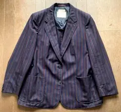 Burberry バーバリー　テーラードジャケット ストライプ　M