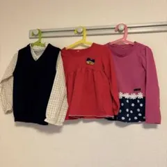 長袖カットソー4点セット　120