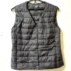 【極美品】UNIQLO ユニクロ　ウルトラライトダウン　ベスト　ブラック　M