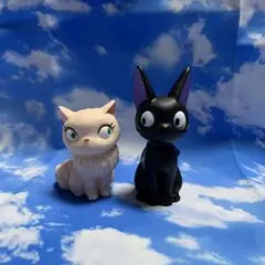 ジブリ　指人形　リリー　ジジ　魔女宅　魔女の宅急便　どんぐり共和国