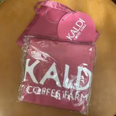 KALDI COFFEE FARM エコバッグ ピンク