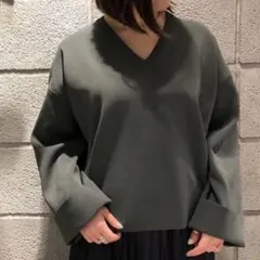 【JEANASIS】12GソウバリドルマンVプルオーバ 長袖のサムネイル