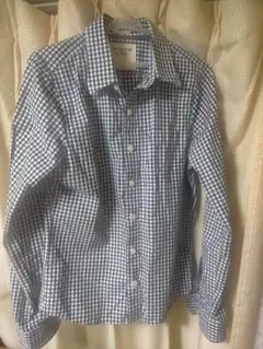 2*M様 ♥A①。「Abercrombie & Fitch チェック柄長袖シャツ