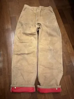80s Carhartt ペインターパンツ ボロ フェード 100周年記念
