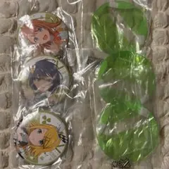 SEGAラッキーくじ 缶バッジ＆ケース 鏡音リン 花里みのり 桐谷遥