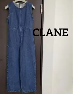CLANE クラネ バック オープン デニム オールインワン Mのサムネイル