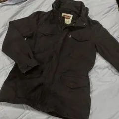Levi's 黒 M フード付きコート