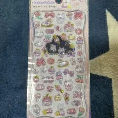 プチドロップステッカー　ももいろドロップ