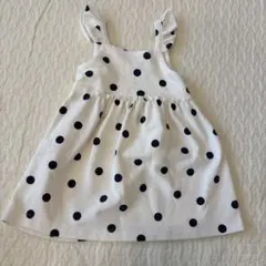 ZARA 水玉模様 ノースリーブワンピース