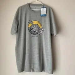 モンベル×小清水町 コラボTシャツ XLサイズ グレー シマエナガ 限定 
