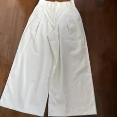 PLSTのクロップド丈ワイドパンツ