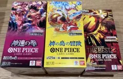 ワンピースカード 神速の拳 3BOX テープカット - メルカリ
