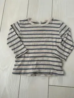無印良品　長袖ボーダーＴシャツ 80センチ