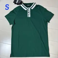 J.LINDEBERG リンドバーグ　ゴルフ　メンズ　半袖シャツ　グリーン　S