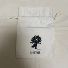 EXPO2025巾着 黒ミャクミャク