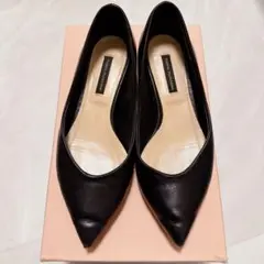 FABIO RUSCONI ファビオルスコーニ ポインテッドトゥ パンプス 35