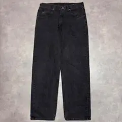 Wrangler ラングラー W34 ブラックデニム 黒 古着 18073