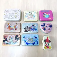 ディズニー 缶 묶음 판매 ミッキー ミニー ダッフィー リーナベル 小物入れ