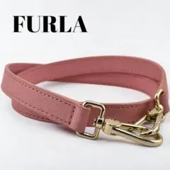 FURLA フルラ レザー ショルダーストラップ ピンク バッグ用　極美品