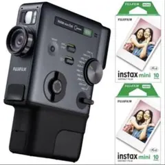 FUJIFILM チェキ Evo Cinema ブラック フィルム2個付き