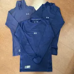 Under Armour 野球用アンダーシャツ LG ネイビー　３枚セット