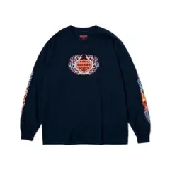 MASSES T-SHIRT L/S FLAME3 NAVYのサムネイル