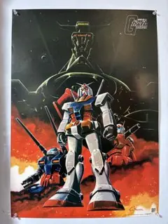レア　機動戦記ガンダム　サンライズ　非売品　ポスター　B2サイズ　開田裕治 レア 機動戦記ガンダム サンライズ 非売品 ポスター B2サイズ 開田裕治