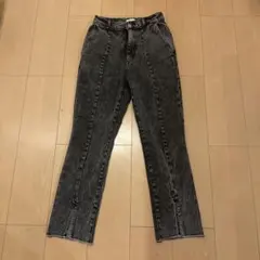 LOWRYS FARM ハイウエストフレアデニム