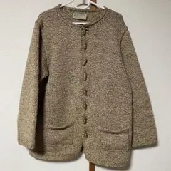 【貴重】インバーアラン カーディガン トグルボタン　スコットランド製