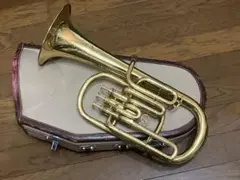 ★手渡しのみ★ノーブランド完動品　アルトホルン（テナーホーン）のサムネイル