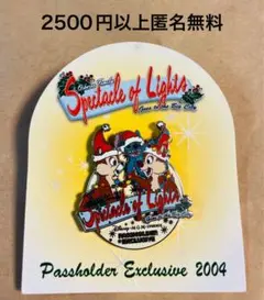 3425昔の海外ディズニーワールドピンクリスマスチップとデールスティッチ04AP 3425昔の海外ディズニーワールドピンクリスマスチップとデール