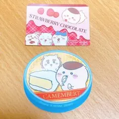 ちいかわ 栗まんじゅうの炙りしめ鯖スナックおつまみ風ステッカー 2枚セット