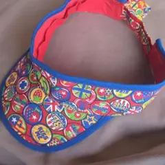 新品★ カラフルサンバイザー キャップ 帽子 ゴルフ テニス スポーツ ビーチ