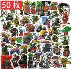 お買い得✨Rat Fink ラットフィンク ステッカー 50枚防水 シール