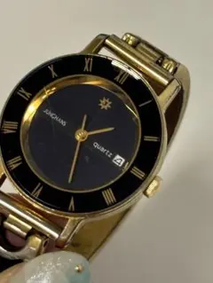 JUNGHANS 腕時計 ゴールド ブラックのサムネイル