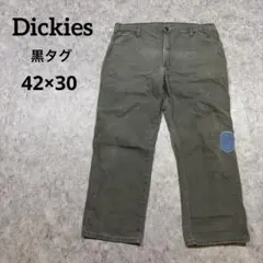 Dickies黒タグ ペインターパンツ ワークパンツ42×30極太カーキ