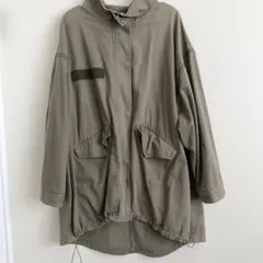 カーキ フード付き モッズコート