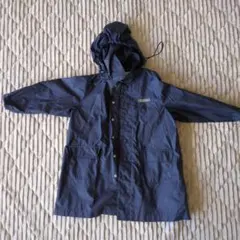 familiar フード付きレインコート 110サイズ ネイビー