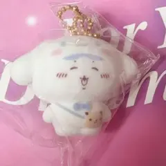 ちいかわ×サンリオ コラボ フロッキーマスコットチャーム ハチワレ シナモロール