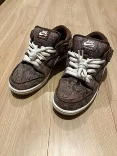 NIKE SB DUNK LOW BROWN PAISLEY 25cm中古
