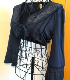 *新品タグ付* RozenKavarier ダークブルー レース装飾付ボレロ