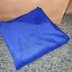 マイクロファイバータオル40×40　ブルー