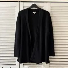 【美品】ナラカミーチェ 混ウールカーディガン ブラック