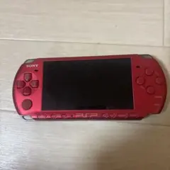 SONY PSP-3000 本体 レッド　バッテリーなし