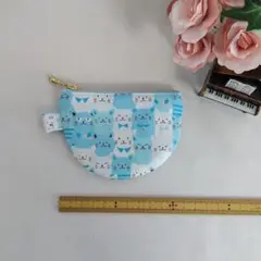 猫型フラットポーチ 猫魚姫 ファスナーポーチ ハンドメイド - メルカリ