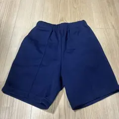 ［即日配送］スポーツ　ハーフパンツ　ネイビー　150 厚手 キッズ 男女