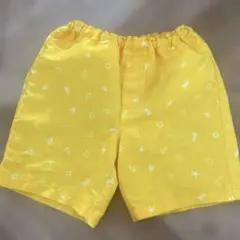 水着 男の子 イエロー 海柄 110 スイムパンツ