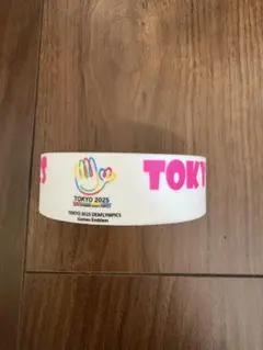 TOKYO 2025 デフリンピック　バンド+シューズバッグ足立区民限定特典①