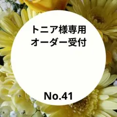 トニア様専用オーダー受付　オーダー受付No.41